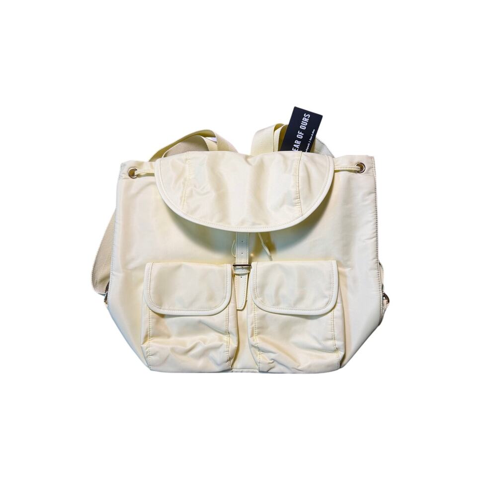 Year of Ours Nylon Butter Yellow Backpack NEW